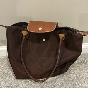 Longchamp medium nylon bag